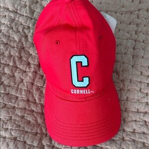 Red Cornell Cap with C' Embroidery